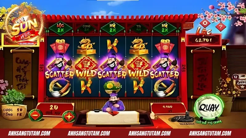 Hướng dẫn cơ bản cách chơi của game slot Ông Đồ Sunwin